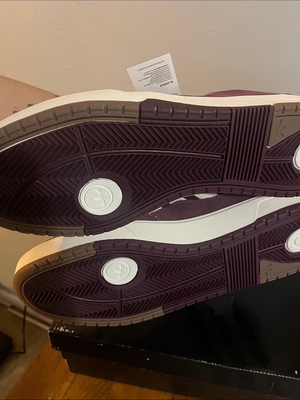 Adidas Tyshawn II Skate shoes Burgundy - Picture 3 of 4